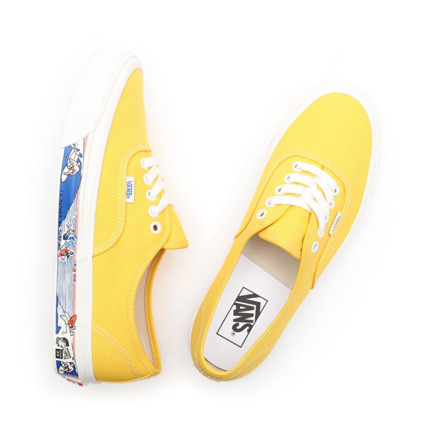 Vans Anaheim Factory Authentic 44 DX Shoes Yellow | VN361N1JQ80