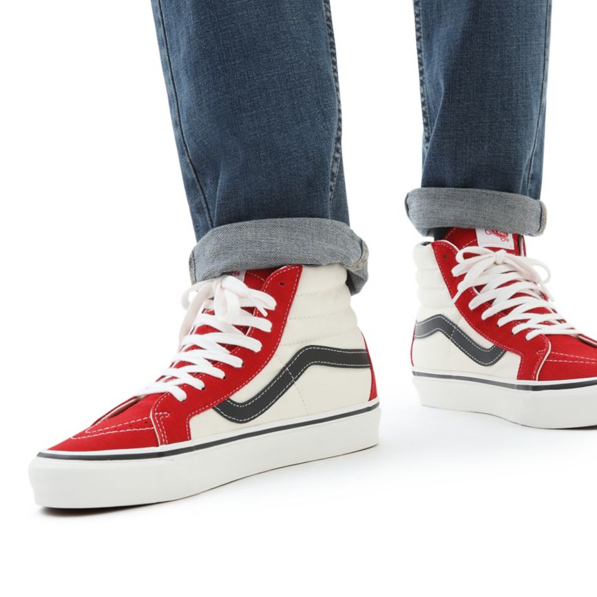 Vans Anaheim Factory SK8-Hi 38 DX Shoes Red | VN883F9TE75