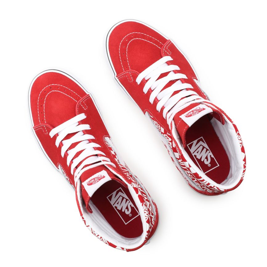 Vans Off The Wall SK8-Hi Shoes Red | VN215R7OH89