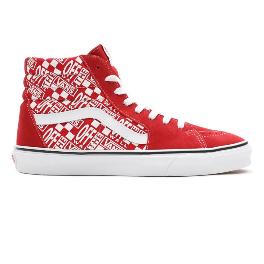 Vans Off The Wall SK8-Hi Shoes Red | VN215R7OH89
