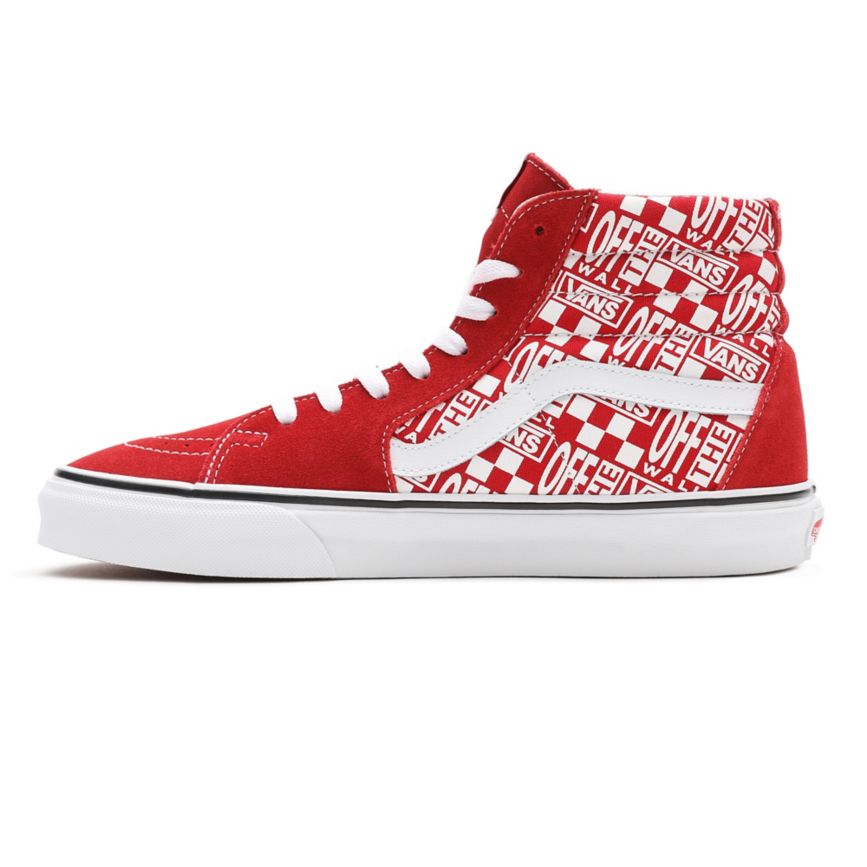 Vans Off The Wall SK8-Hi Shoes Red | VN215R7OH89