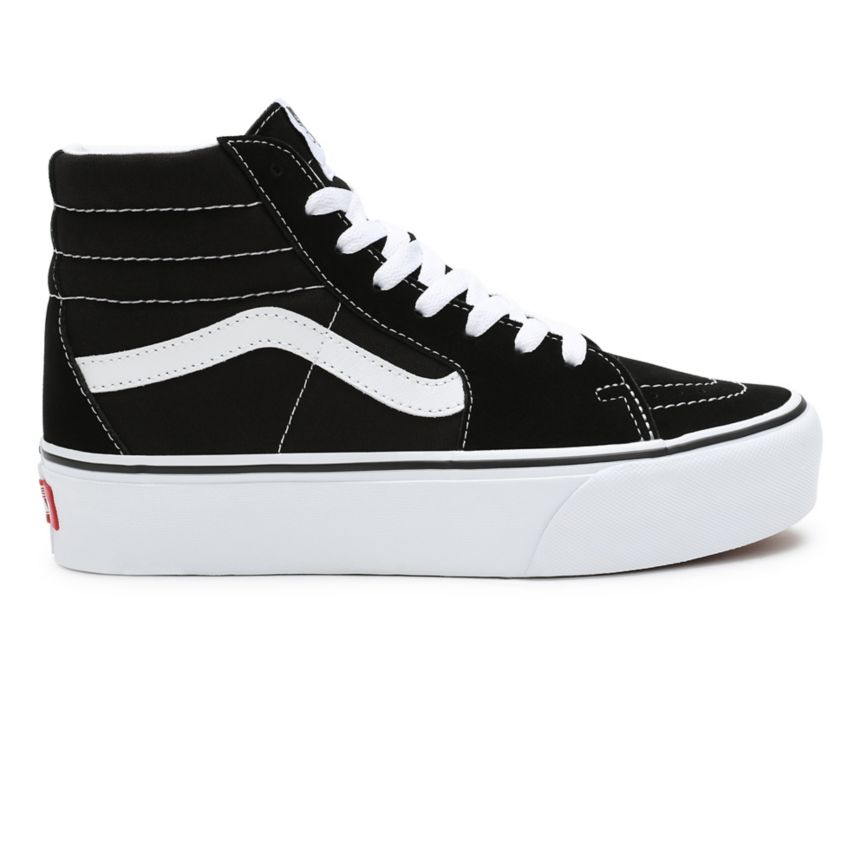 Vans Suede Sk8-Hi Platform 2.0 Shoes Black | VN454D0WW33