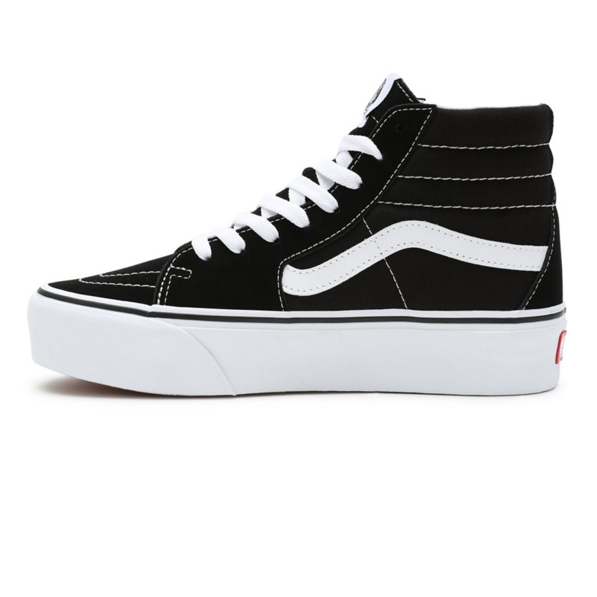 Vans Suede Sk8-Hi Platform 2.0 Shoes Black | VN454D0WW33